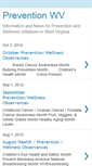 Mobile Screenshot of preventionwvonline.blogspot.com