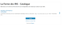 Tablet Screenshot of lafermedesiris-catalogue.blogspot.com