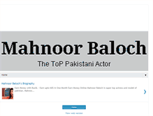 Tablet Screenshot of pk-mahnoorbaloch.blogspot.com