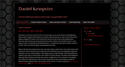 Desktop Screenshot of dankempster.blogspot.com