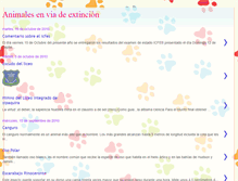 Tablet Screenshot of animalesenviadeextincionjm.blogspot.com