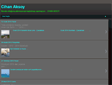 Tablet Screenshot of cihan-cihanaksoy.blogspot.com