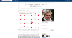 Desktop Screenshot of amongmiracles.blogspot.com