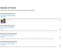 Tablet Screenshot of bucketofcents.blogspot.com