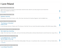 Tablet Screenshot of ilovepoland.blogspot.com