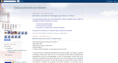 Desktop Screenshot of educacioneticayvalores.blogspot.com