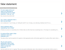 Tablet Screenshot of false-statement2.blogspot.com