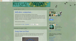 Desktop Screenshot of crafting-ritual.blogspot.com