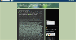 Desktop Screenshot of kurdisharmenian.blogspot.com
