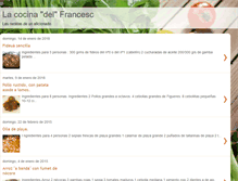 Tablet Screenshot of lacocinadelfrancesc.blogspot.com