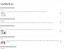 Tablet Screenshot of crumbsandcompany.blogspot.com