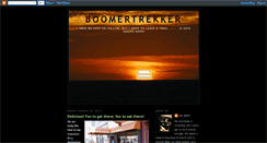 Desktop Screenshot of boomertrekker.blogspot.com