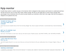 Tablet Screenshot of ewealth-hyipmonitor.blogspot.com
