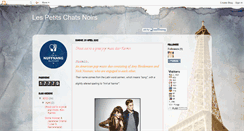 Desktop Screenshot of lespetitschatsnoirs.blogspot.com