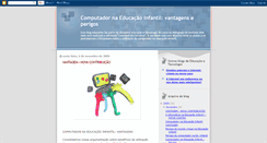 Desktop Screenshot of computadornaeducacaoinfantil.blogspot.com