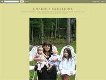 Tablet Screenshot of doakiescreations.blogspot.com