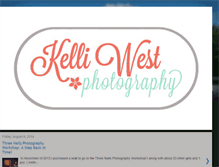 Tablet Screenshot of kelliwestphotography.blogspot.com