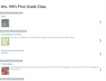 Tablet Screenshot of firstgrade0708.blogspot.com