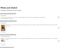 Tablet Screenshot of photo-and-sketch.blogspot.com