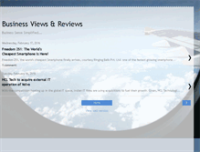Tablet Screenshot of businessviewsreviews.blogspot.com