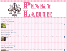 Tablet Screenshot of pinkylarue.blogspot.com