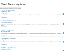 Tablet Screenshot of chubbfireextinguishers.blogspot.com