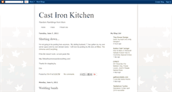 Desktop Screenshot of castironkitchen.blogspot.com