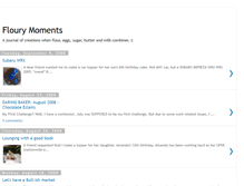 Tablet Screenshot of flourymoment.blogspot.com
