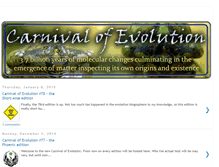 Tablet Screenshot of carnivalofevolution.blogspot.com
