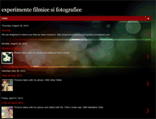 Tablet Screenshot of experimentefilmicesifotografice.blogspot.com