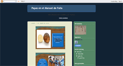 Desktop Screenshot of papasenelmanueldefalla.blogspot.com