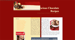 Desktop Screenshot of chocorecipe.blogspot.com