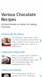 Mobile Screenshot of chocorecipe.blogspot.com