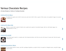 Tablet Screenshot of chocorecipe.blogspot.com