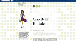 Desktop Screenshot of ciaobellahilldale.blogspot.com