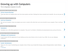 Tablet Screenshot of growingupwithcomputers.blogspot.com