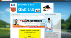 Desktop Screenshot of biropendidikankeadilan.blogspot.com