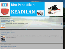 Tablet Screenshot of biropendidikankeadilan.blogspot.com