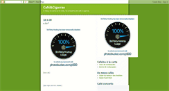 Desktop Screenshot of cafeecigarras.blogspot.com