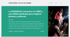 Desktop Screenshot of como-piensa-un-hombre.blogspot.com