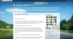 Desktop Screenshot of mssophiesworld.blogspot.com