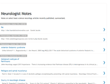 Tablet Screenshot of neurologistnotes.blogspot.com