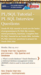 Mobile Screenshot of pl-sql-tutorial.blogspot.com