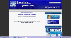 Desktop Screenshot of emelecenvivo.blogspot.com