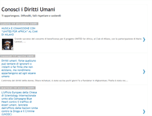 Tablet Screenshot of conoscidirittiumani.blogspot.com