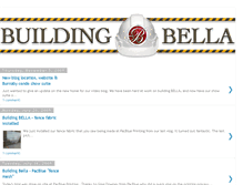 Tablet Screenshot of buildingbella.blogspot.com