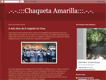 Tablet Screenshot of chaquetamarilla.blogspot.com