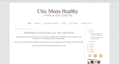 Desktop Screenshot of chicmeetshealthy.blogspot.com