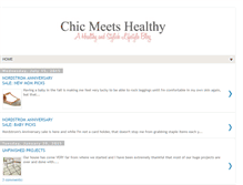 Tablet Screenshot of chicmeetshealthy.blogspot.com