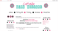 Desktop Screenshot of cutesieblogdesigns.blogspot.com